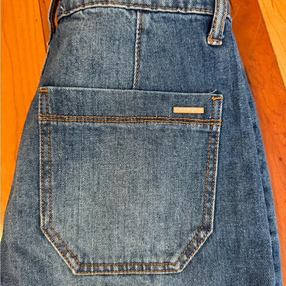 Insane Gene Flare Wide Leg Jeans with Faded Wash - Picture 7 of 11